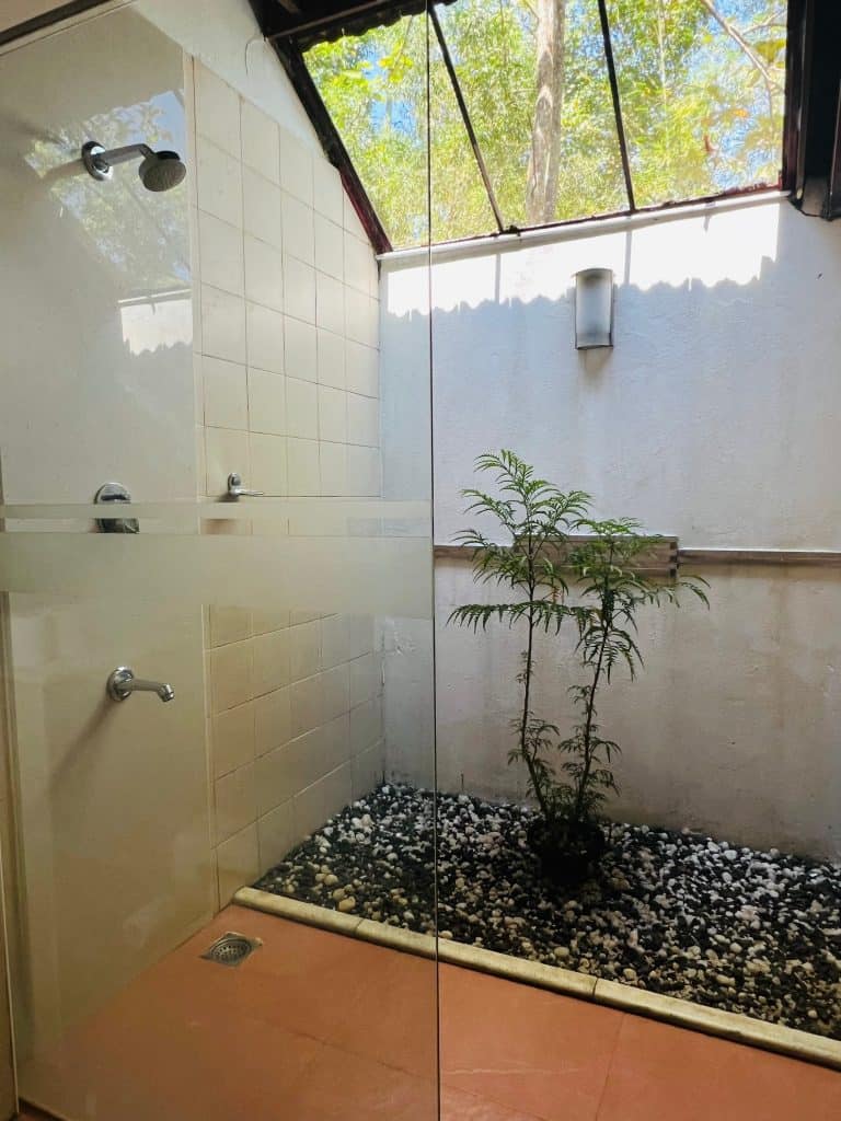 Shower room at Abad Turtle Beach, Marari