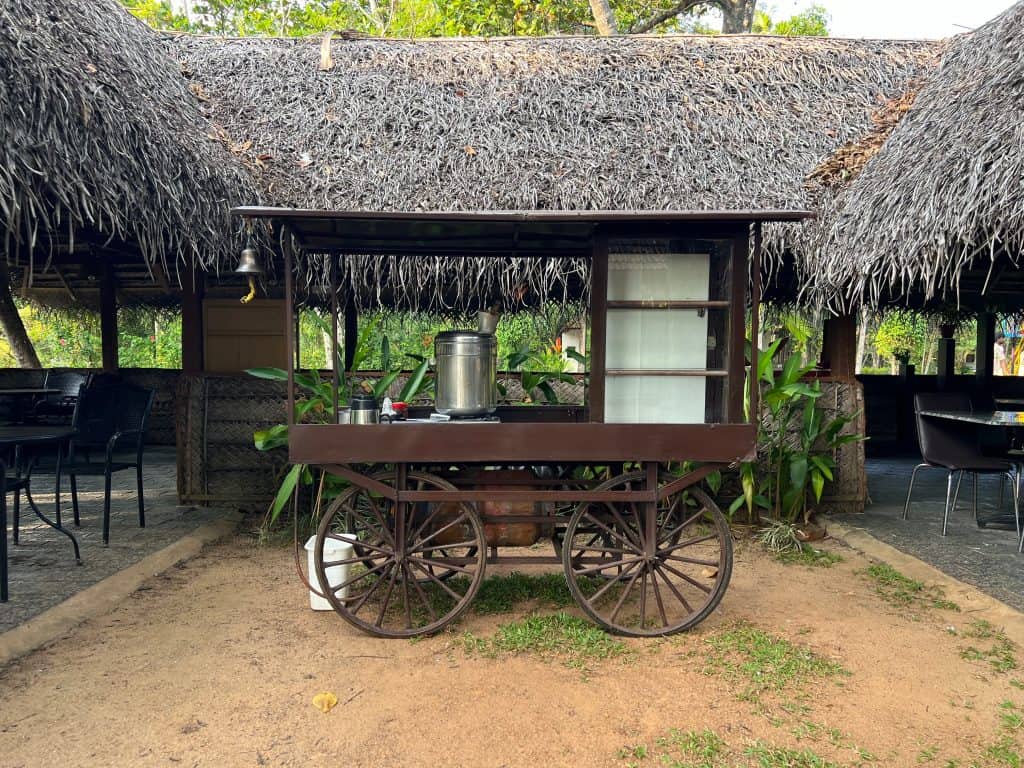 Tea stall at Abad Turtle Beach, Marari