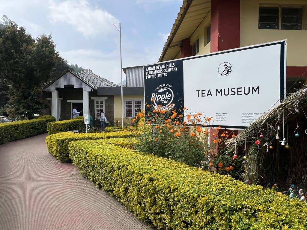 Kannan Hills Tea Museum Exterior in Munnar