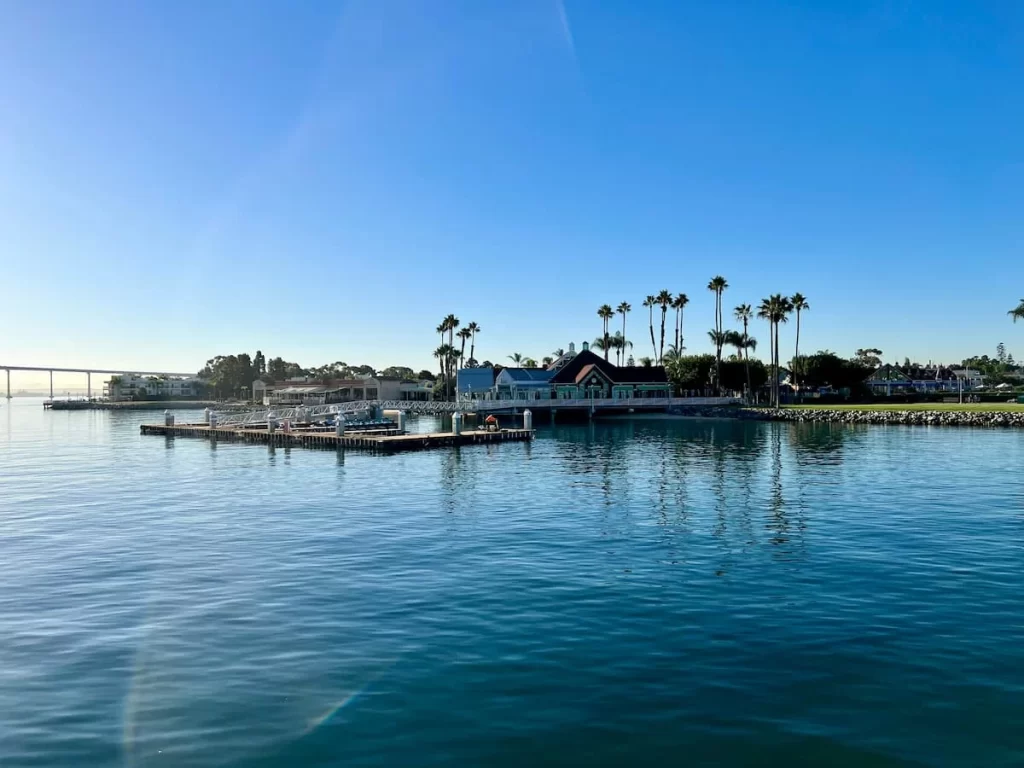 Arriving into Coronado Island via Ferry