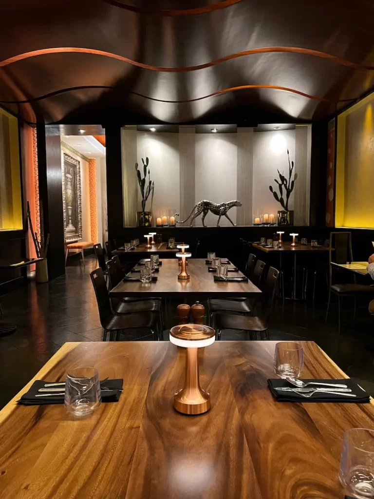 Interiors at Bandar, Persian Restaurant in San Diego