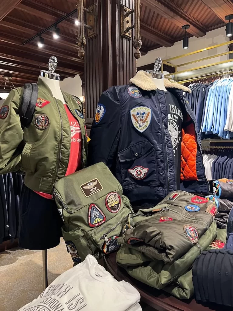 Top Gun Merchandise at the Hotel del Coronado shops