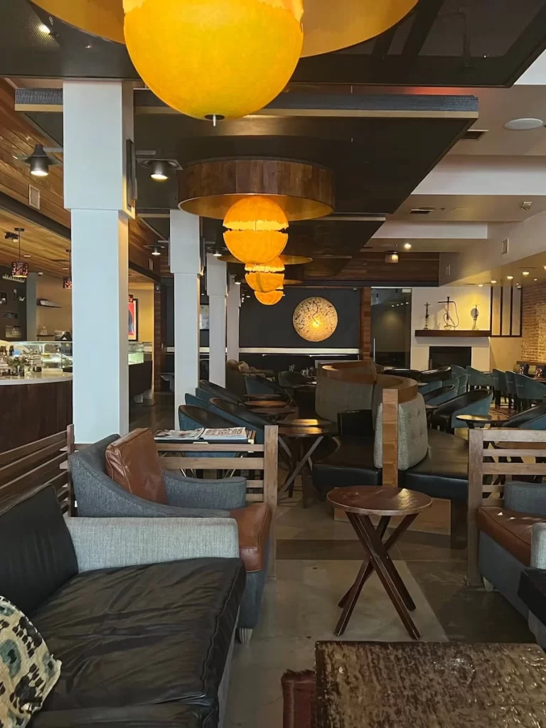 The interiors of Gran Havana Cigars, San Diego, with sofas and comfy seating
