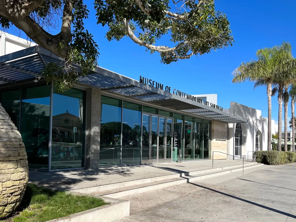 One day in La Jolla Museum of Contemporary Art exterior