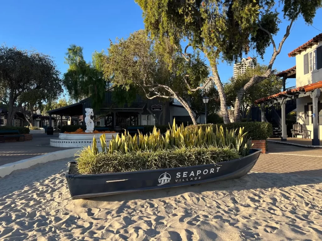 Seaport Village shops and eateries, San Diego