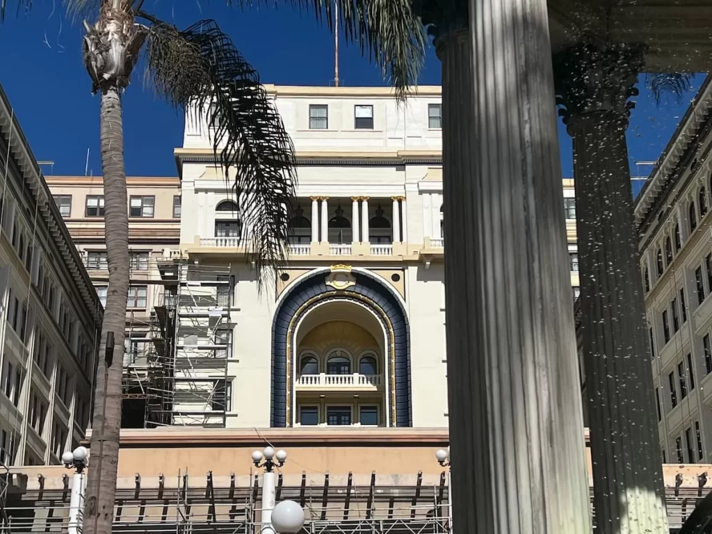 The exterior of the US Grant House Hotel, Gaslamp Quarter, San Diego