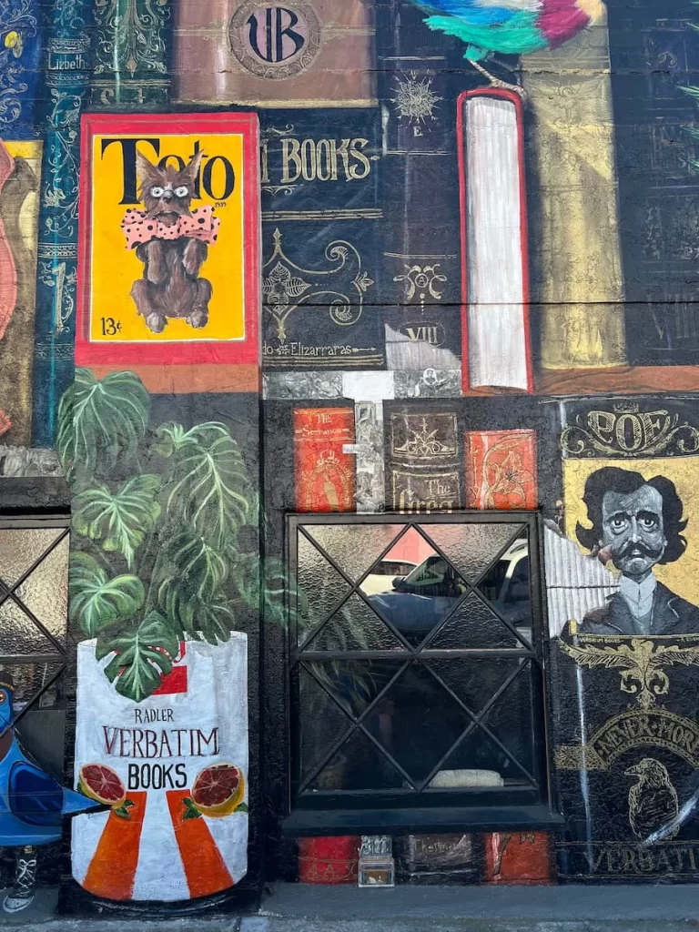 North Park, San Diego, Funky bookstore exterior facade