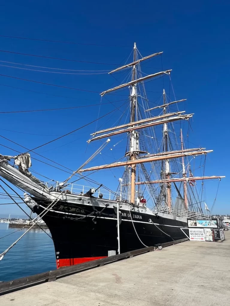 Star of India ship at the Maritime Museum in San Diego