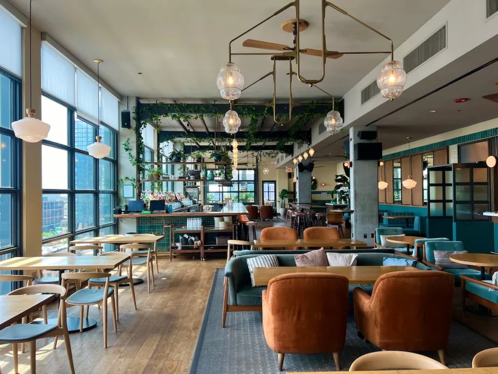 La Cabra restaurant interiors at The Hoxton, Chicago