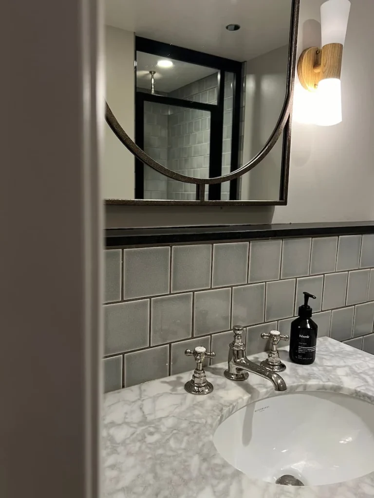 Bathroon vanity unit at The Hoxton, Chicago