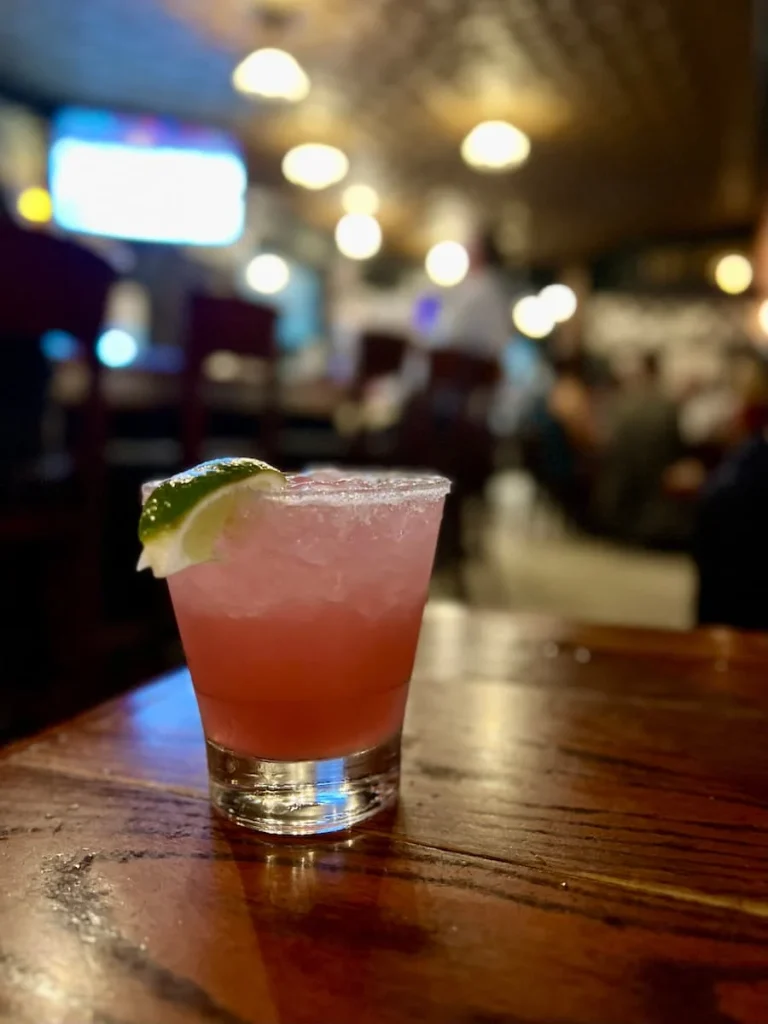 Pomegranate Margaritas at Pizzeria Uno, Chicago