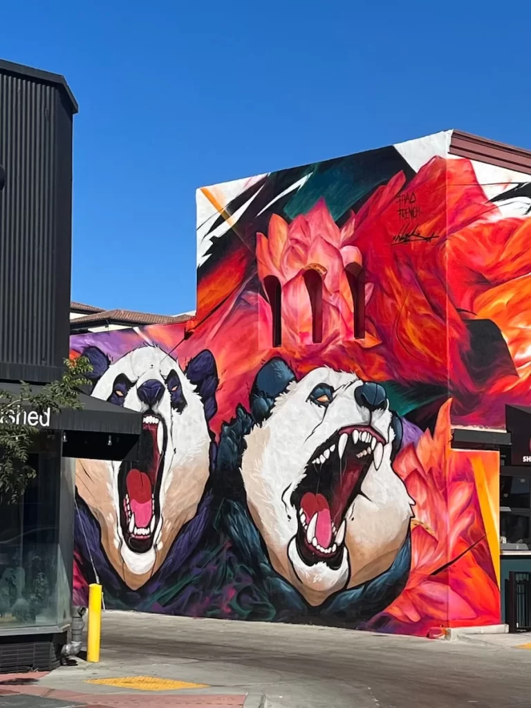 North Park Panda Bear Murals, San Diego