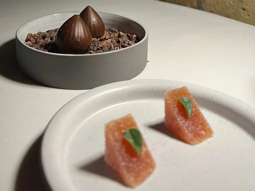 Tamarind Ganache and Guava jelly at Indienne, Chicago