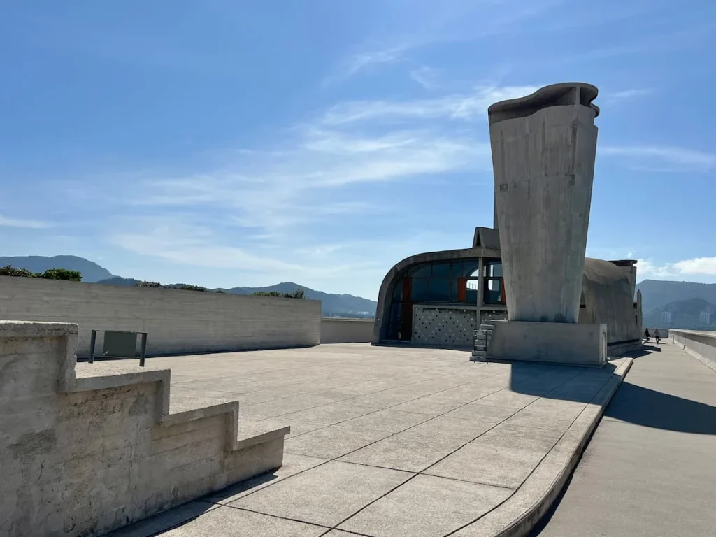 Rooftop of teh Cité Radieuse Le Corbusier, Marseille