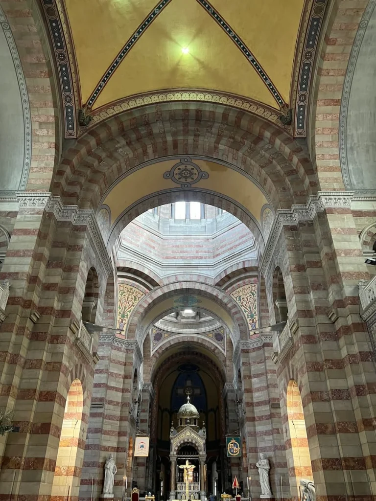 Cathedral de la Major Byzantine interiors in Marseille