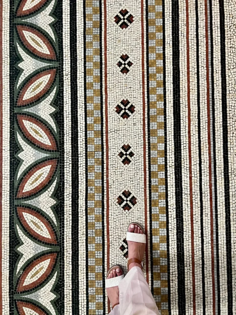 Cathedral de la Major mosaic floor in Marseille