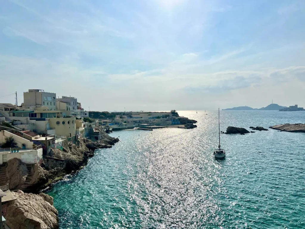 La  Corniche Kennedy beaches, Marseille