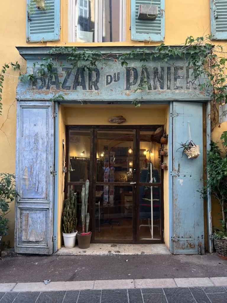 Shop front in Le Panier, Marseille