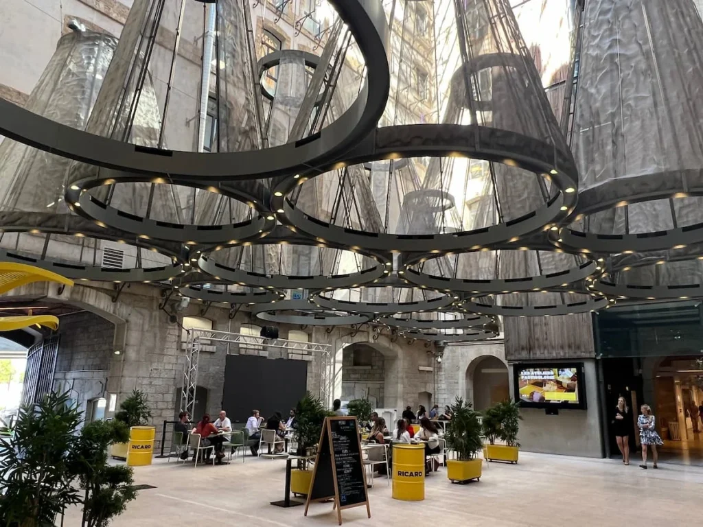 The interiors of Le Docks Village, Marseille