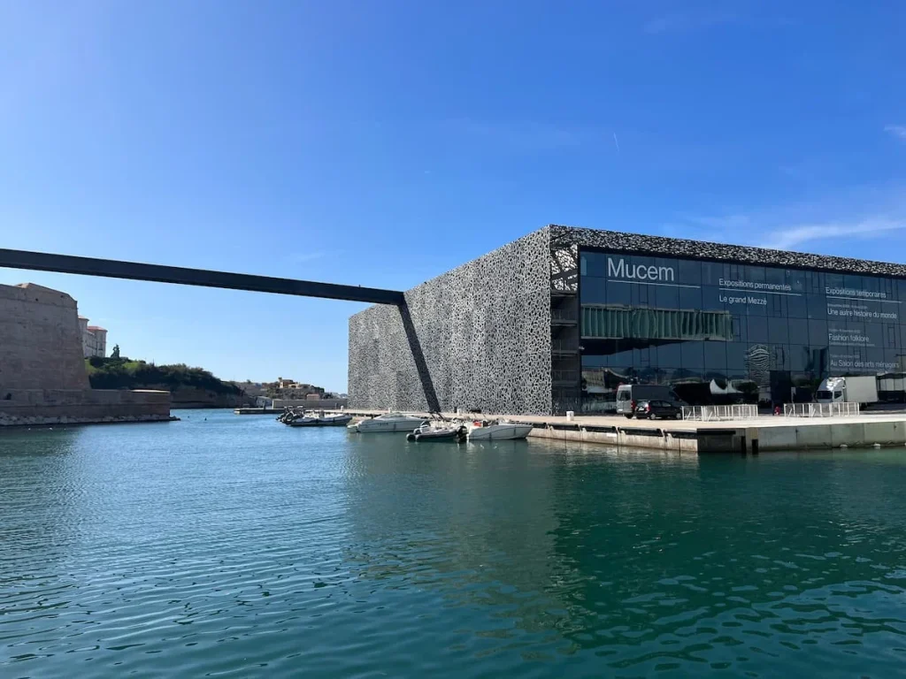 One day in Marseille, The exterior of the MuCEM