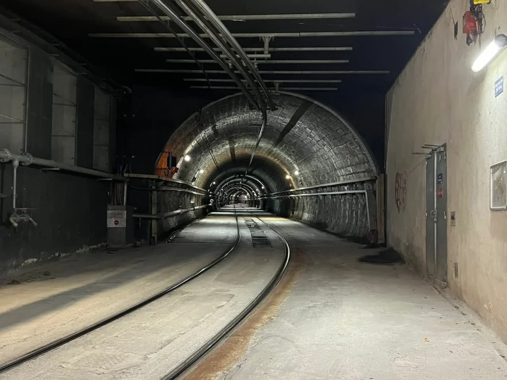 Underground Train station in Marseille