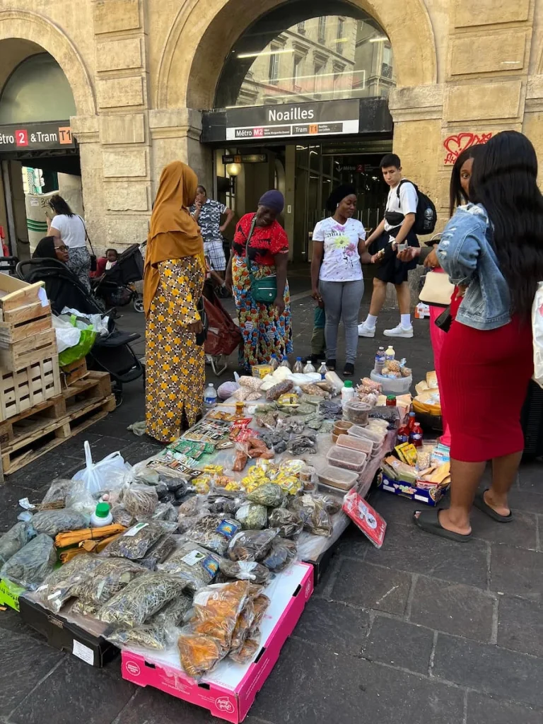 North African products at Marché des Capucins, Marseille