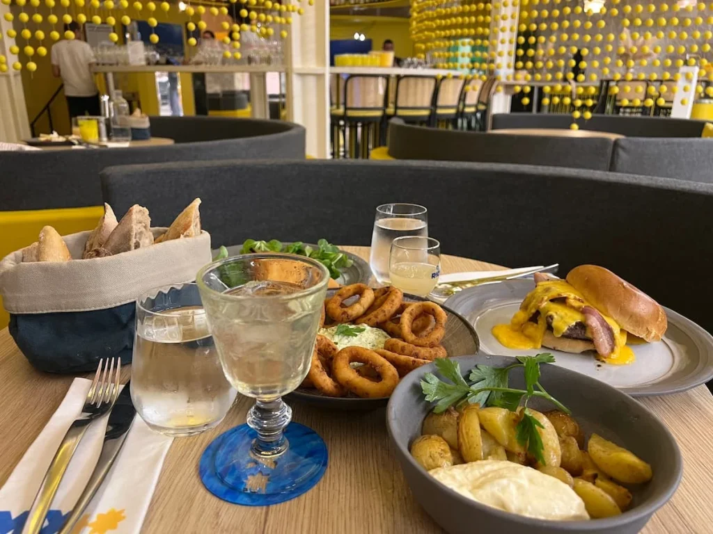 The small plates at MX Maison Yellow Restaurant & Bar, Marseille