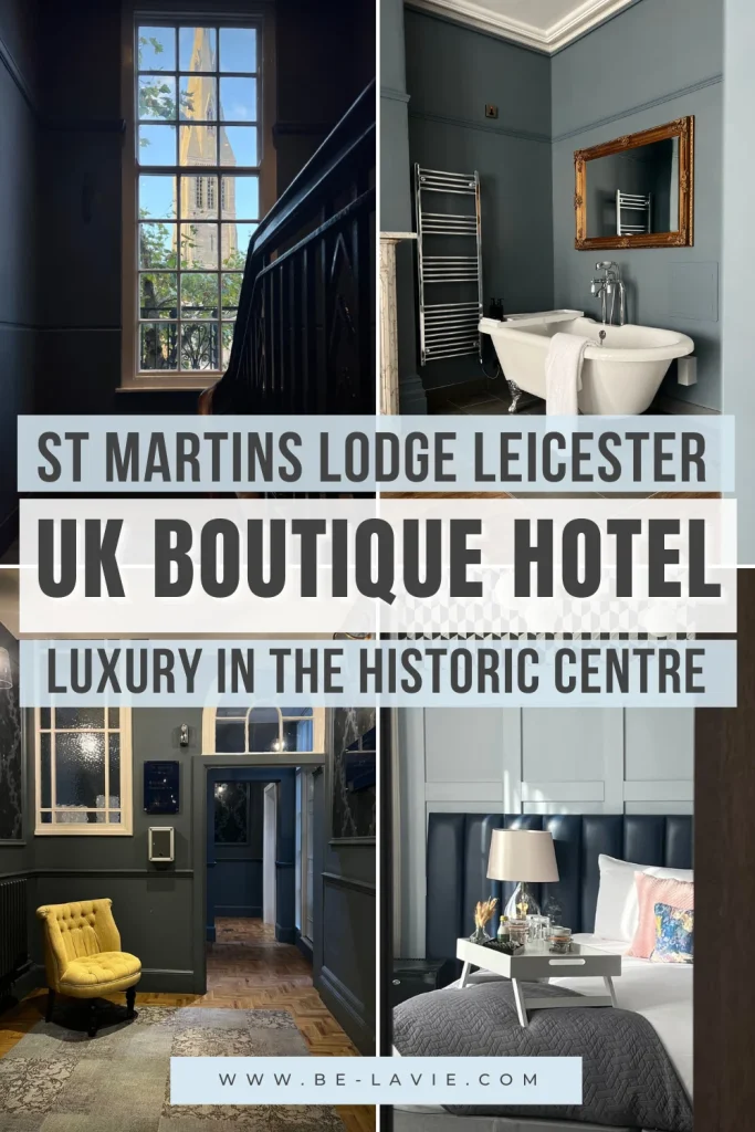 St Martins Lodge Pinterest Pin with 4 images overlayed with text