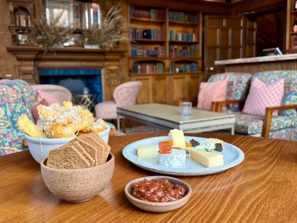 Bar food at Hampton Manor