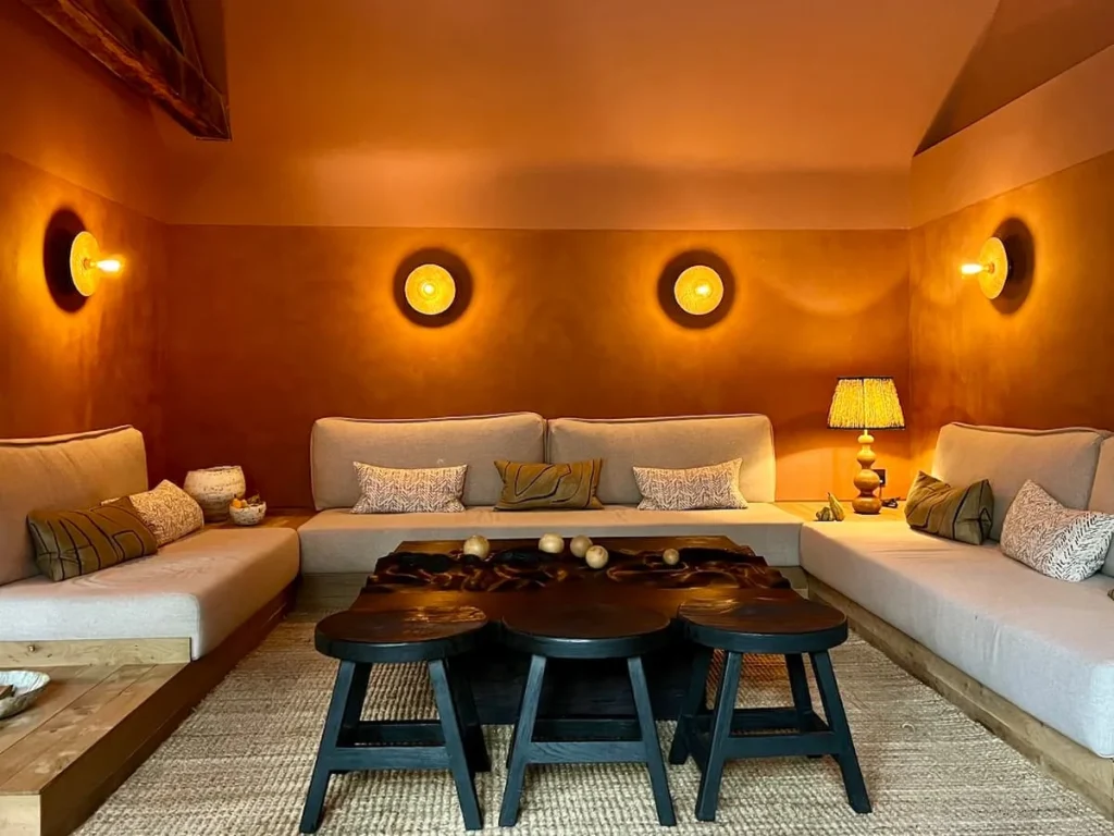 Seating area at Grave & Savour, Hampton Manor