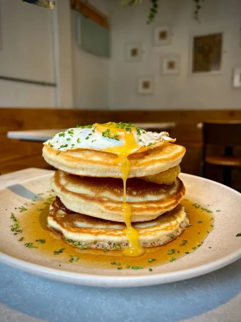 Th ebreakfast stack pancakes at Kay, Leicester