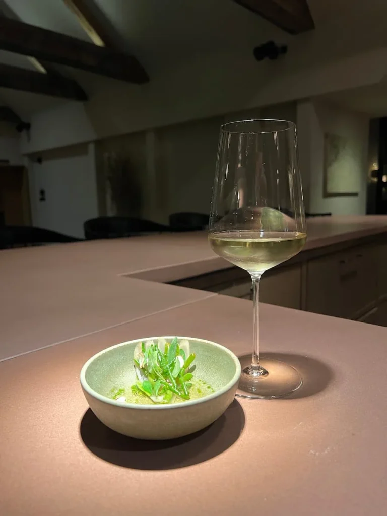 Course 6 at Wine pairing for Course 4 at Grace & Savour, Hampton in Arden