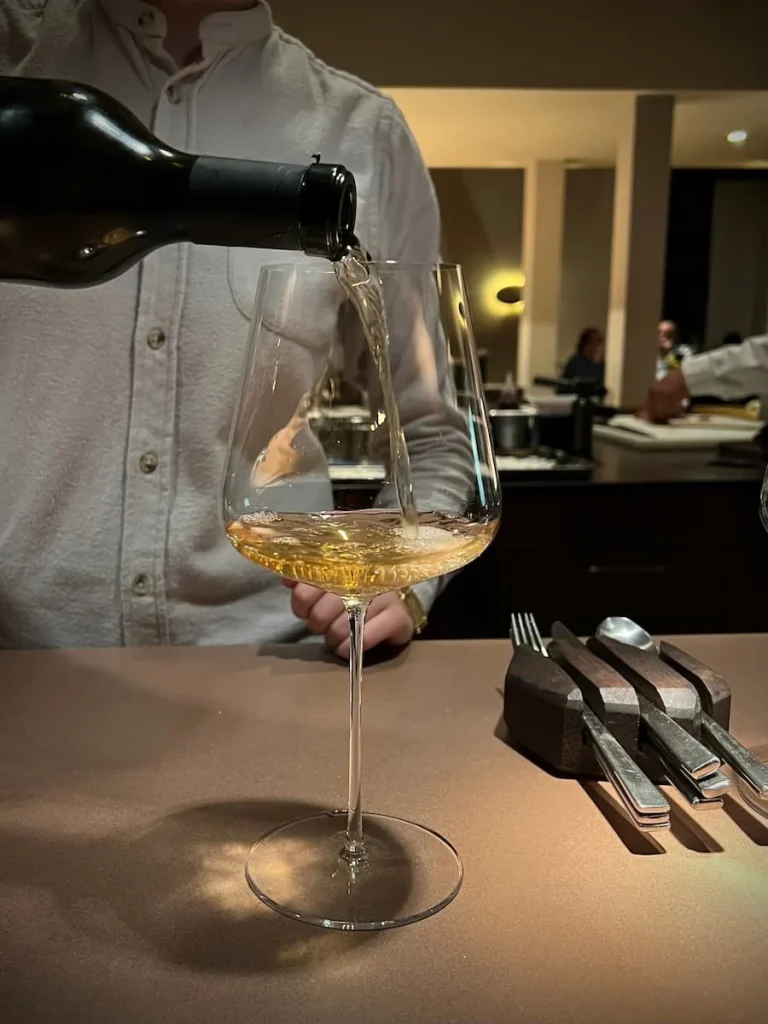 Course 9 wine paring at Grace & Savour, Hampton in Arden