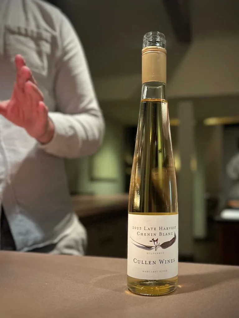 Wine pairing for course 12 at Grace & Savour, Hampton in Arden