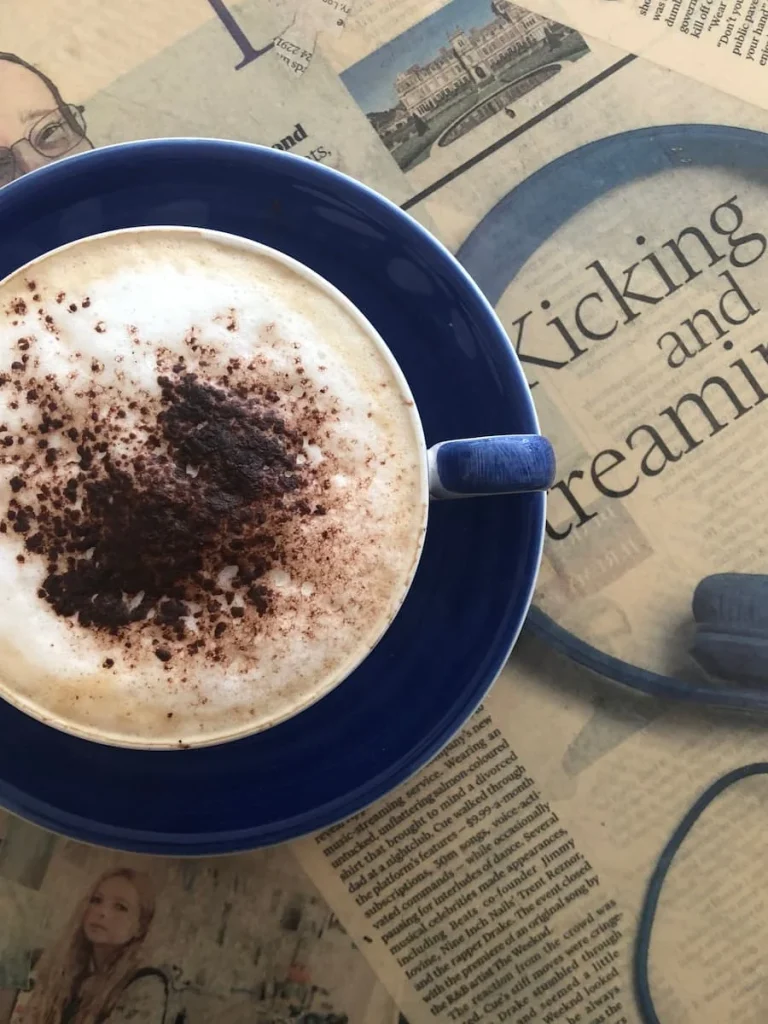 Cappuccino at James Cafe Bistro