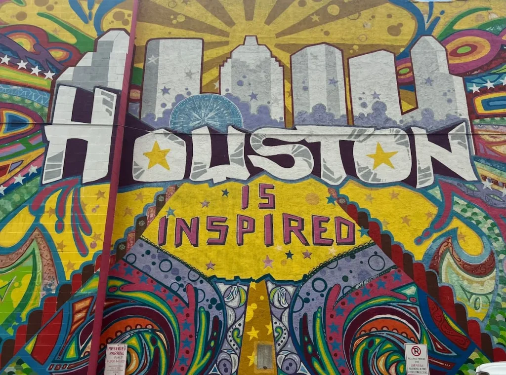 3 days in Houston: colourful Houston is Inspired Mural