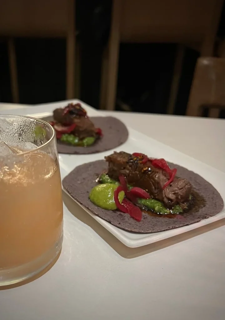 Vegetarian food in Houston: Xochi non-veg tacos