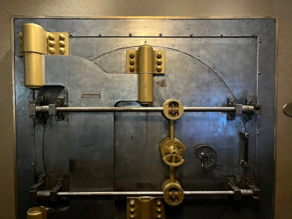 Exterior of the original vault at Hotel Icon, Houston