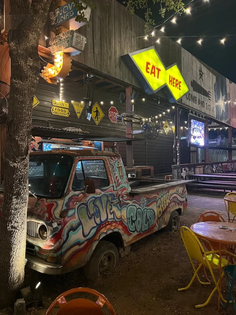 Truckyard, Houston truck decorated in street art