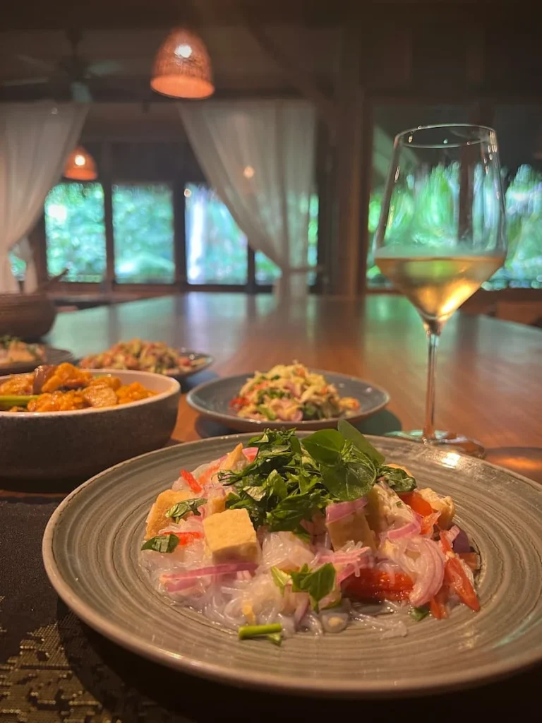 Things to do in Langkawi: Beancurd Malay salad at Gulai House, The Datai, Langkawi