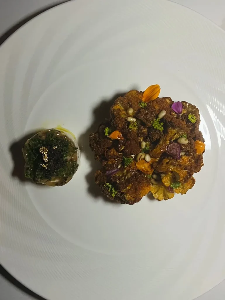 Vegan and Vegetarian food in Langkawi: Cauliflower fusion at The Dining Room at The Datai, Langkawi