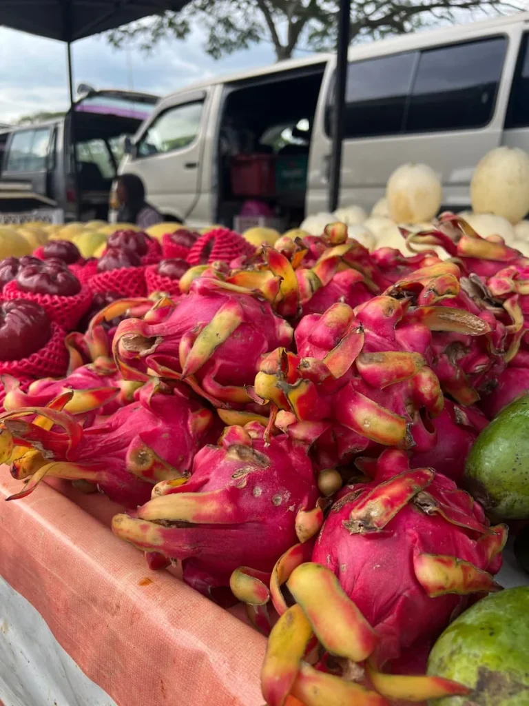 Vegan and Vegetarian food in Langkawi: Fruits tsall at Kuah night market