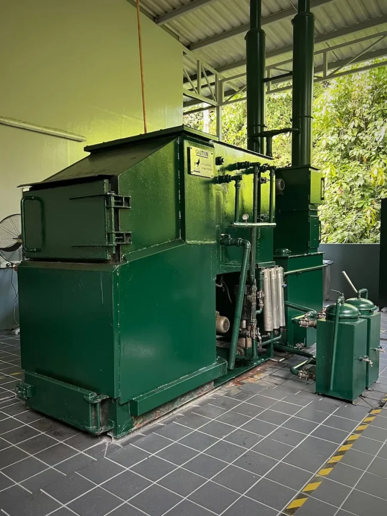 Sustainability at The Datai Langkawi: Green incinerator that converts non-recyclable waste into non-toxic ash 