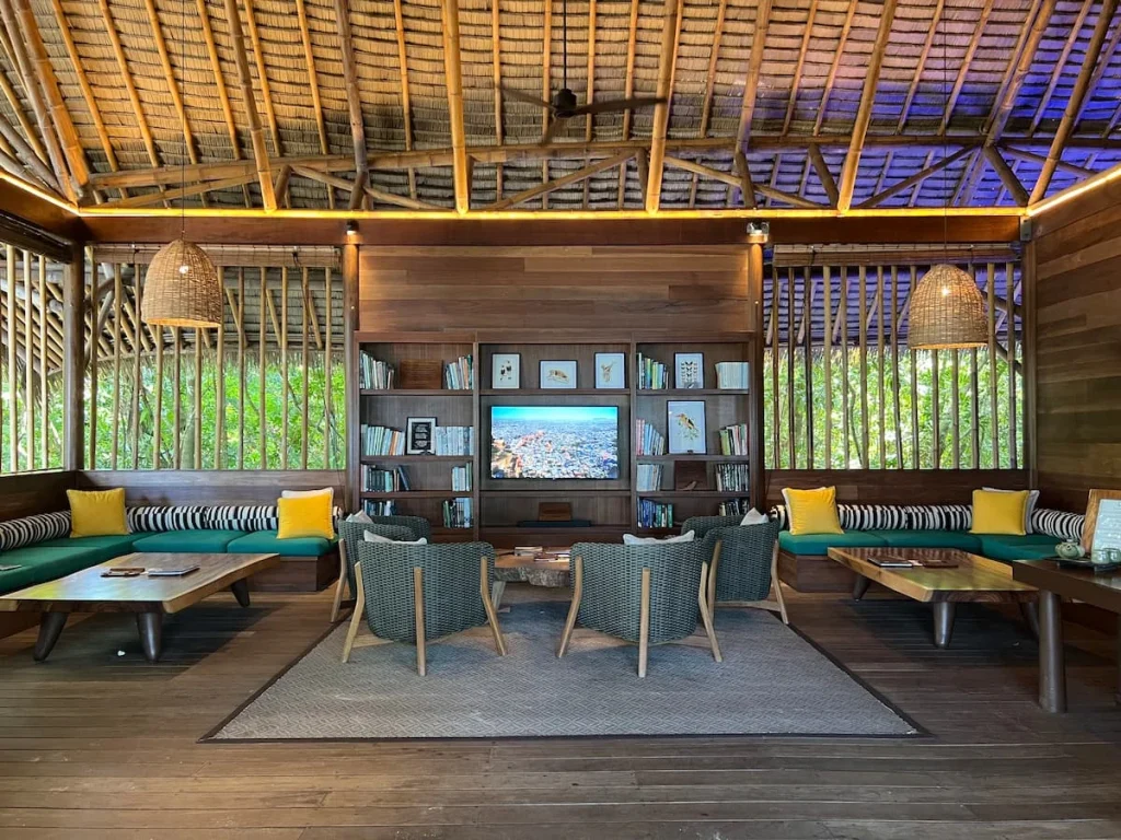 Interiors of te nature centre at The Datai Langkawi
