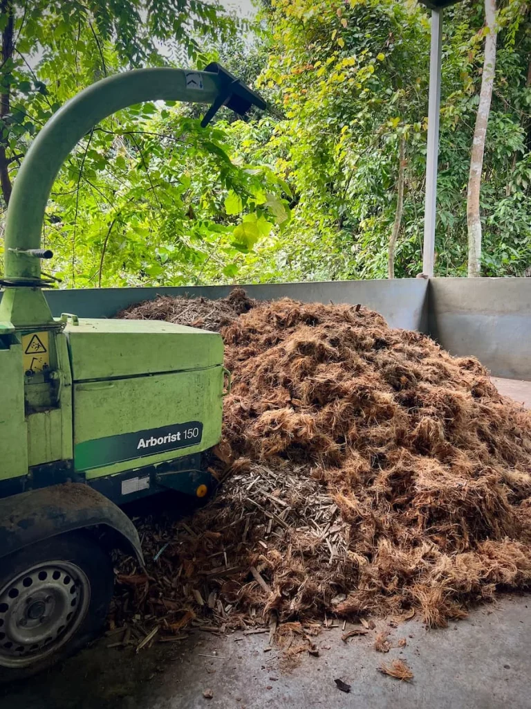 Sustainability at The Datai Langkawi: Mercerated cocnut shells