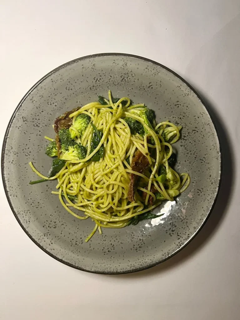 Vegan and Vegetarian food in Langkawi: Spaghetti Verde at The Beach Club at The Datai Langkawi