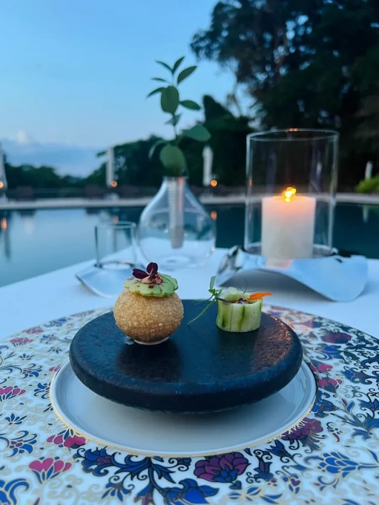 Vegan and Vegetarian food in Langkawi: Vegetable Amuse Bouche at The Dining Room, The Datai, Langkawi.