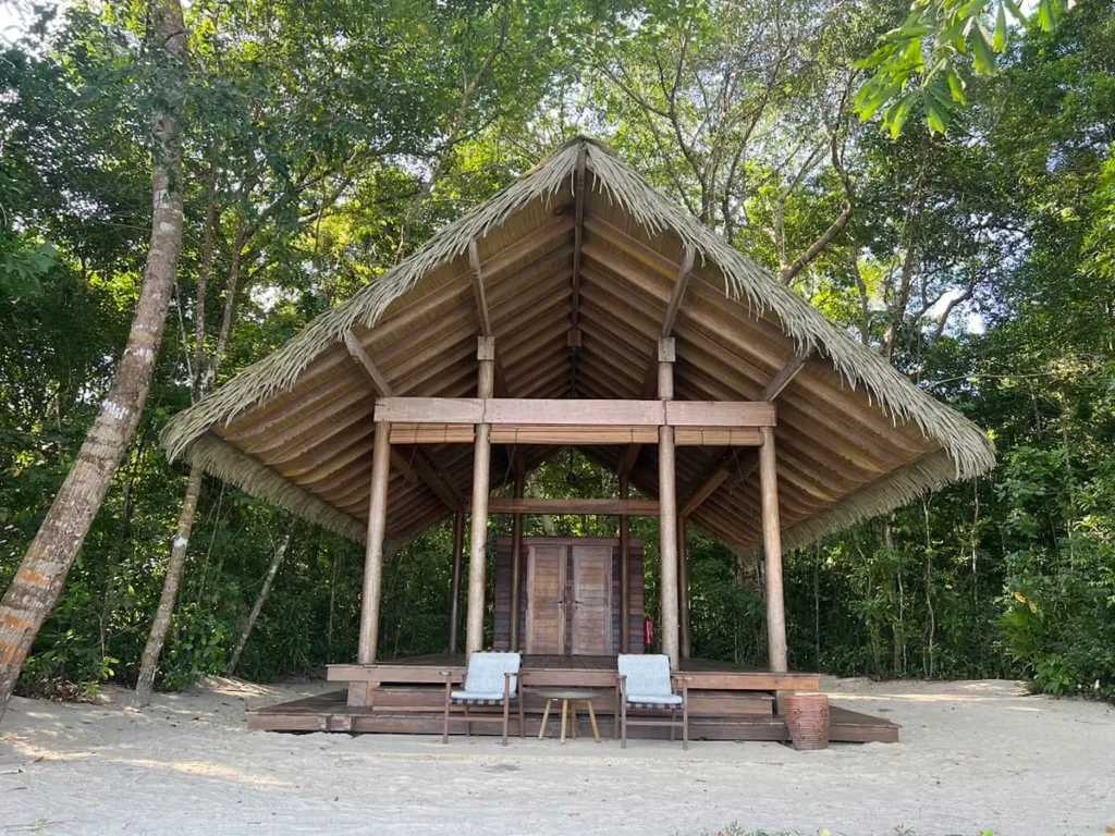 Wellness and Holistic area on the Datai Langkawi beach for yoga and pilates