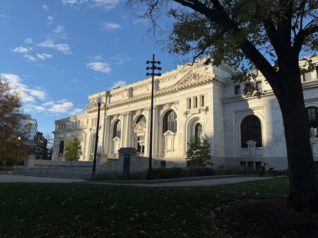 Sustainable things to do in Washington DC. Walk around the Carnegie library & Apple store, Washington DC