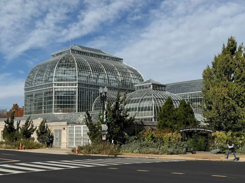 US Botanical Gardens on near the National Mall Washington DC